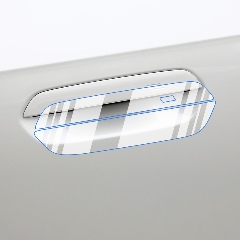 Высокая прозрачность ТПУ пленка для ручки и ободка двери автомобиля BMW 5 Series 2024-2026 (по 6 шт. каждая)