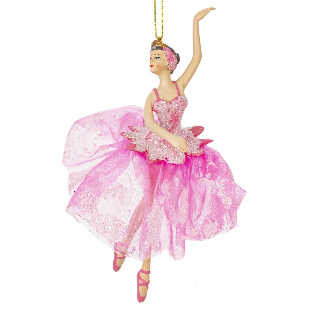 Елочная игрушка Балерина, H16 cм KSM-853686