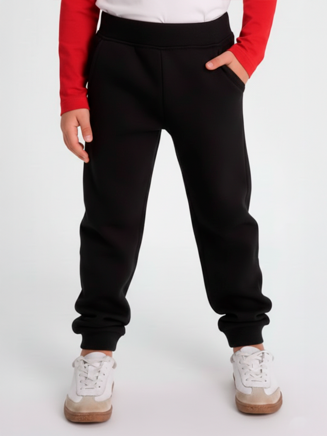 Брюки neo, размер 92, чёрный — фото 1