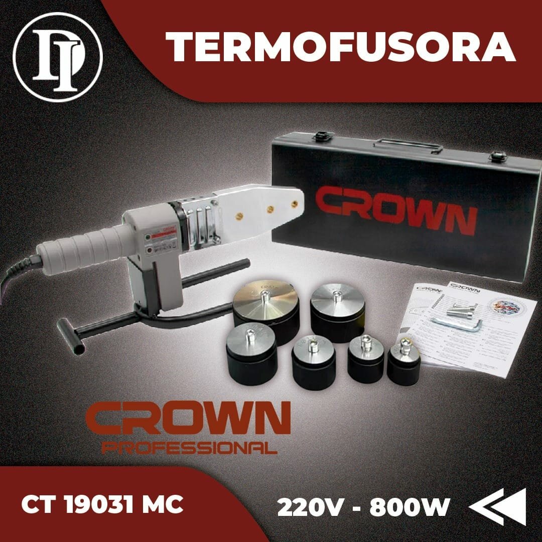 Электрический инструмент CROWN CT19031 для сварки пластиковых труб