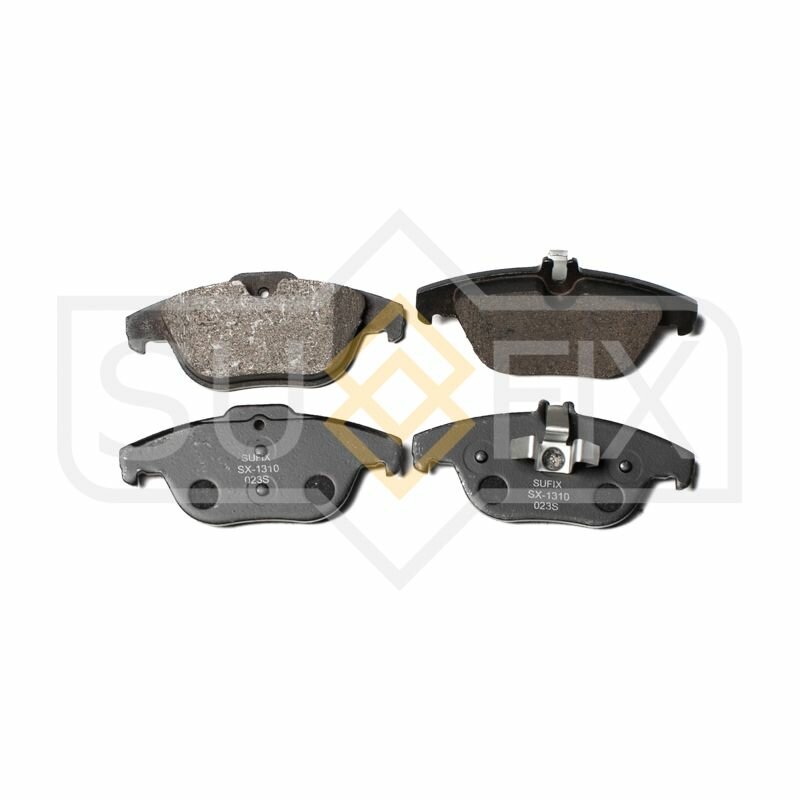 SUFIX Колодки тормозные задние для MERCEDES-BENZ C180-350(W204) 07> / E200K-500(C207) 09> / GLK200D-350(X204) 09>