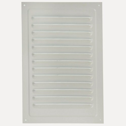 Изображение товара Решетка вентиляционная Event 200х300 мм эмалированная с сеткой белая П2030МЭ для систем вентиляции и воздухообмена в помещении