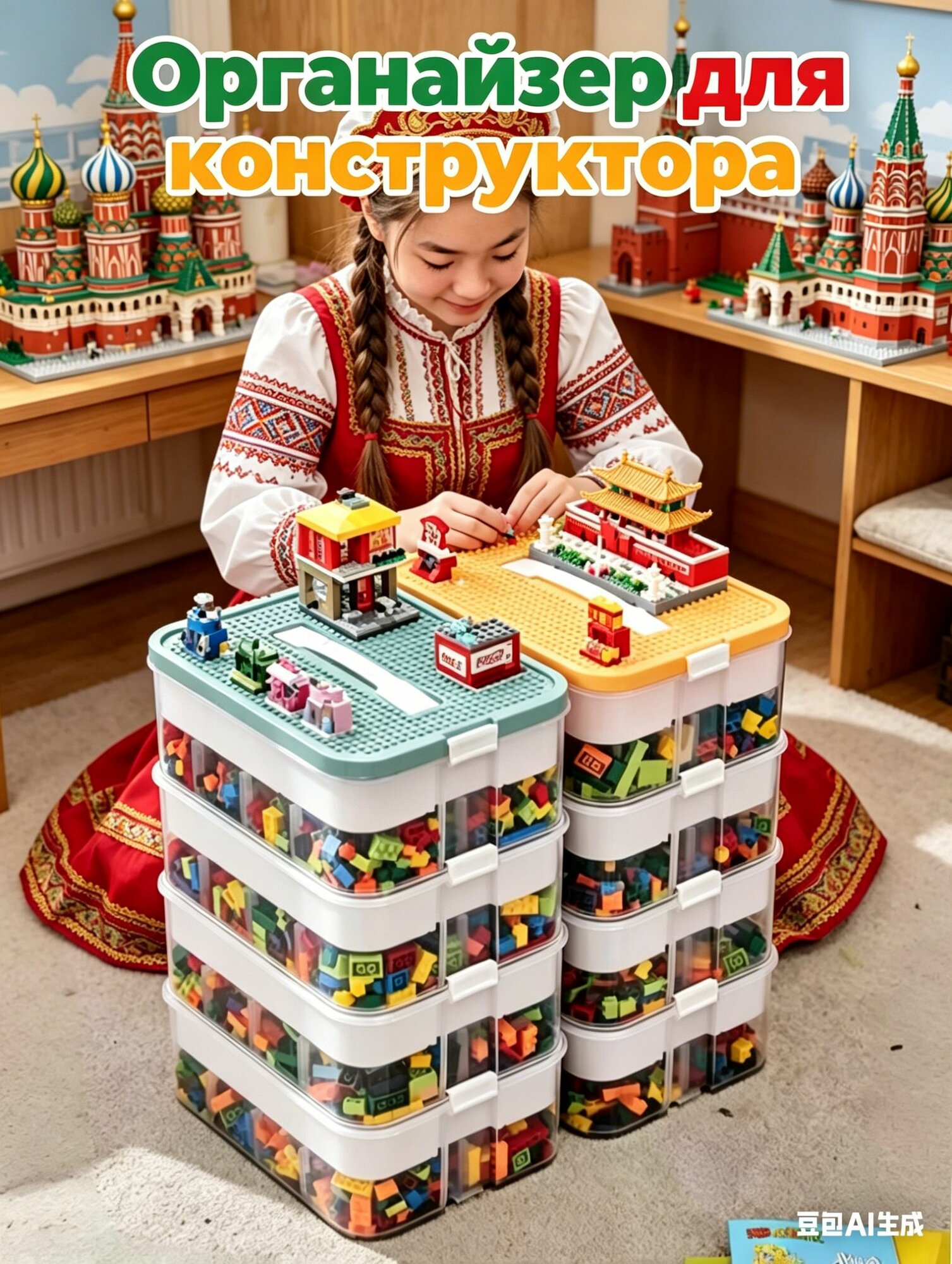 Ящик для игрушек длина 33 см, ширина 31 см, высота 23 см.