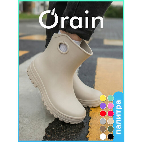 фото Сапоги orain, полнота 8 (ru)/ на широкую стопу, размер 41, бежевый