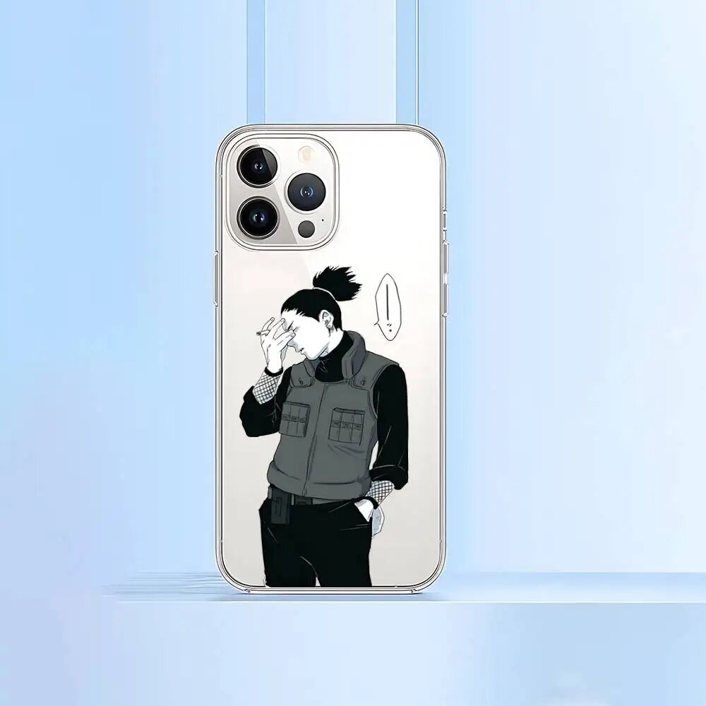 Чехол для iPhone 16 Pro Shikamaru, z4, прозрачный, мягкий