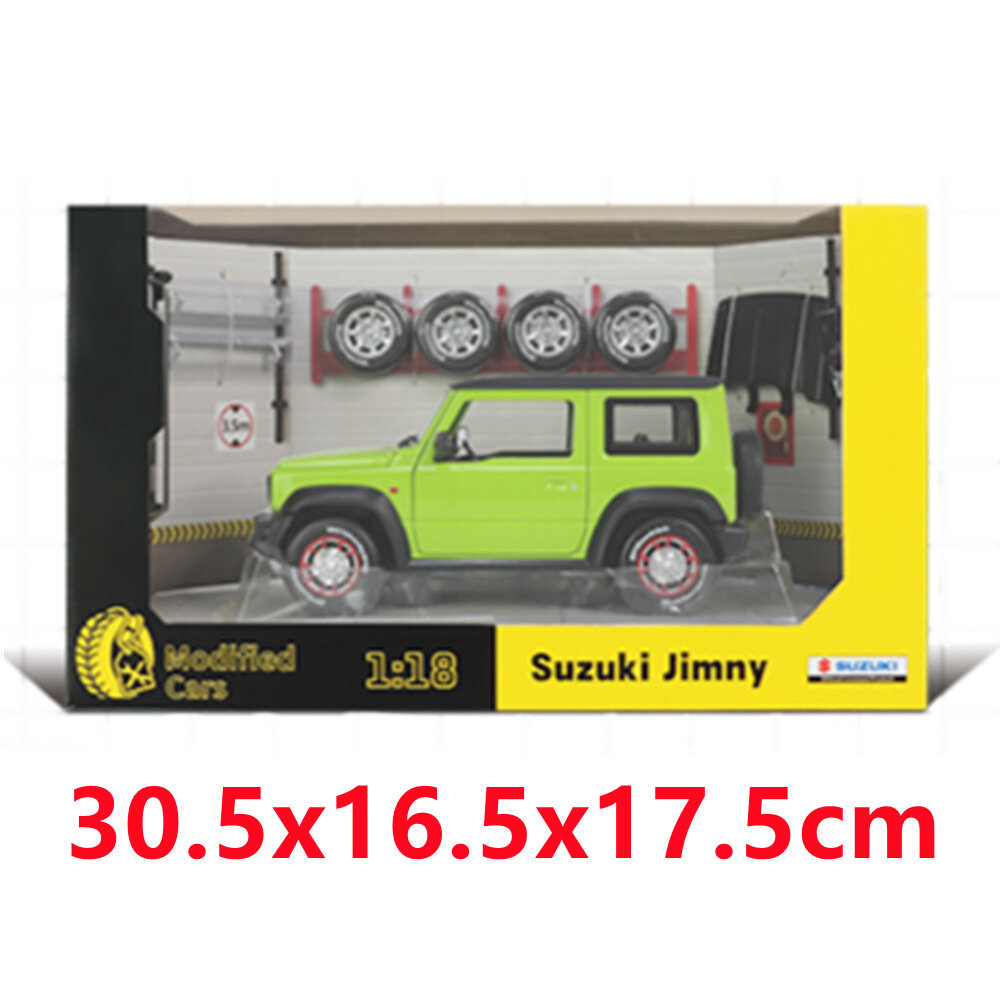 Кастомизируемая алюминиевая модель Suzuki Jimny 1:18 для детей, внедорожный, игрушка-коллекция