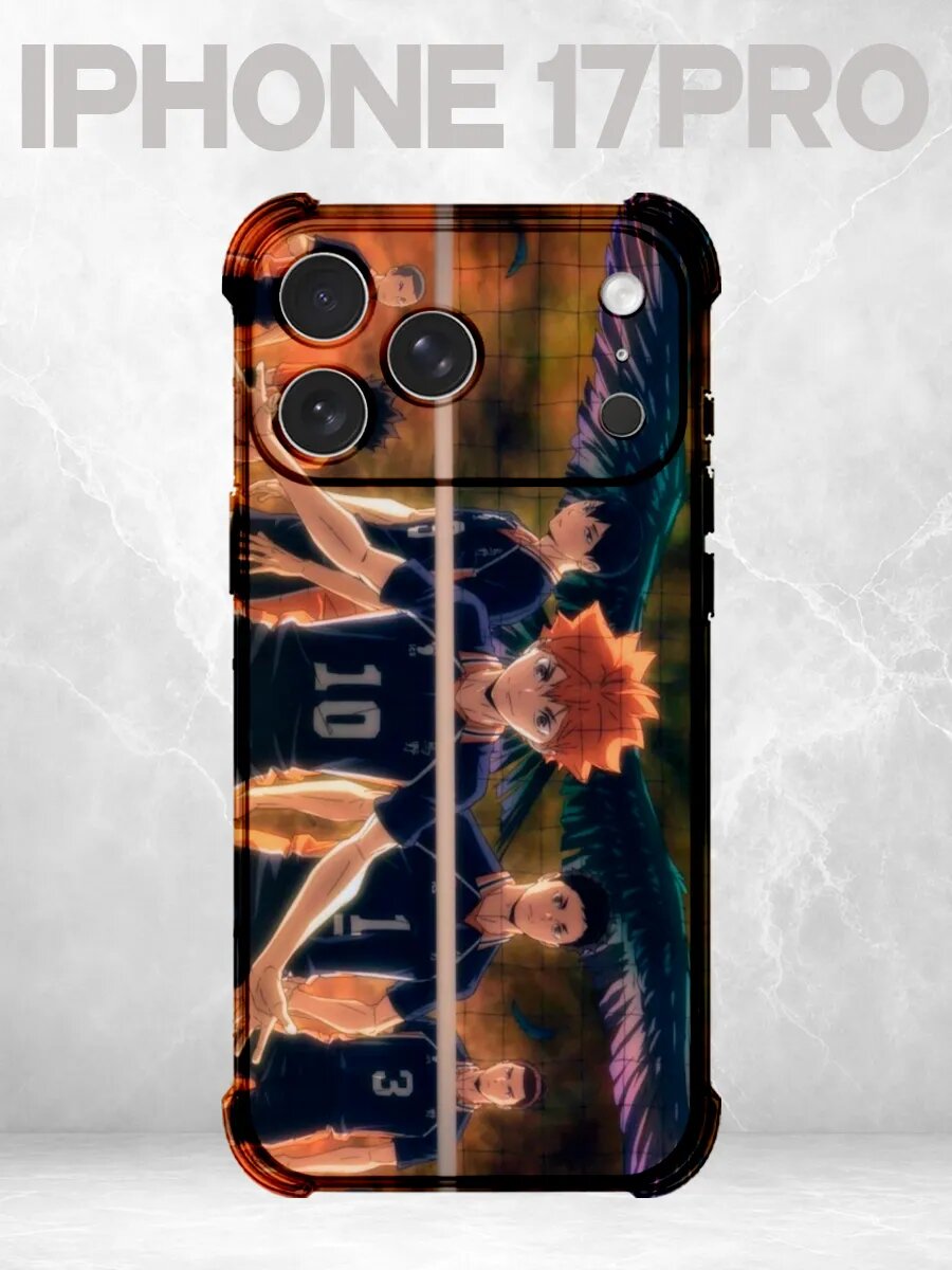 Чехол на iPhone 17 Pro спорт аниме крылья