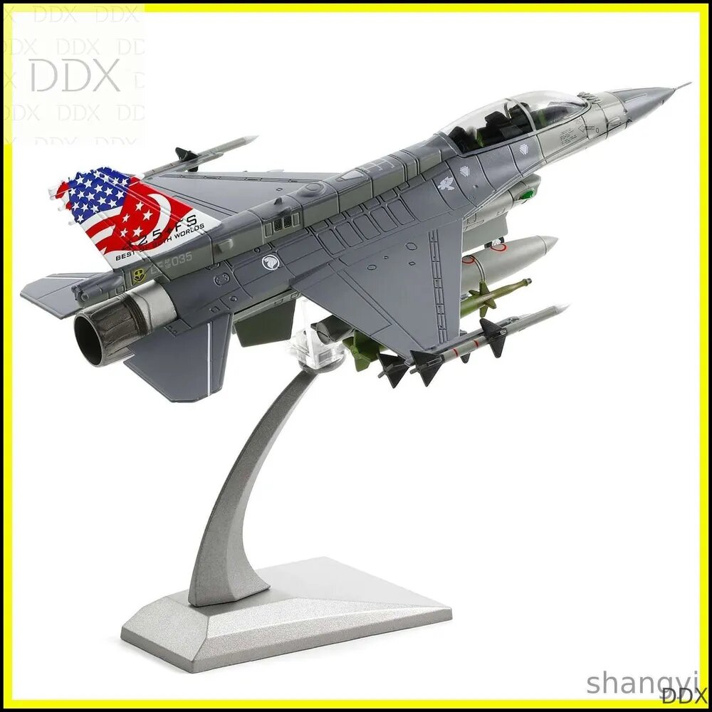 Модель истребителя 1:72, литой металл, ВВС Сингапура, с подставкой