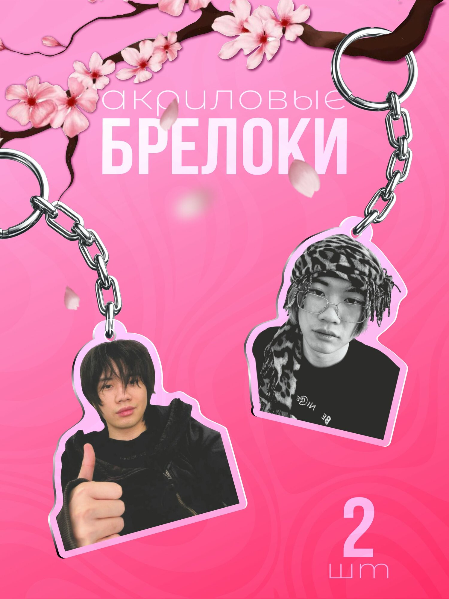 Брелок Sticker Joy