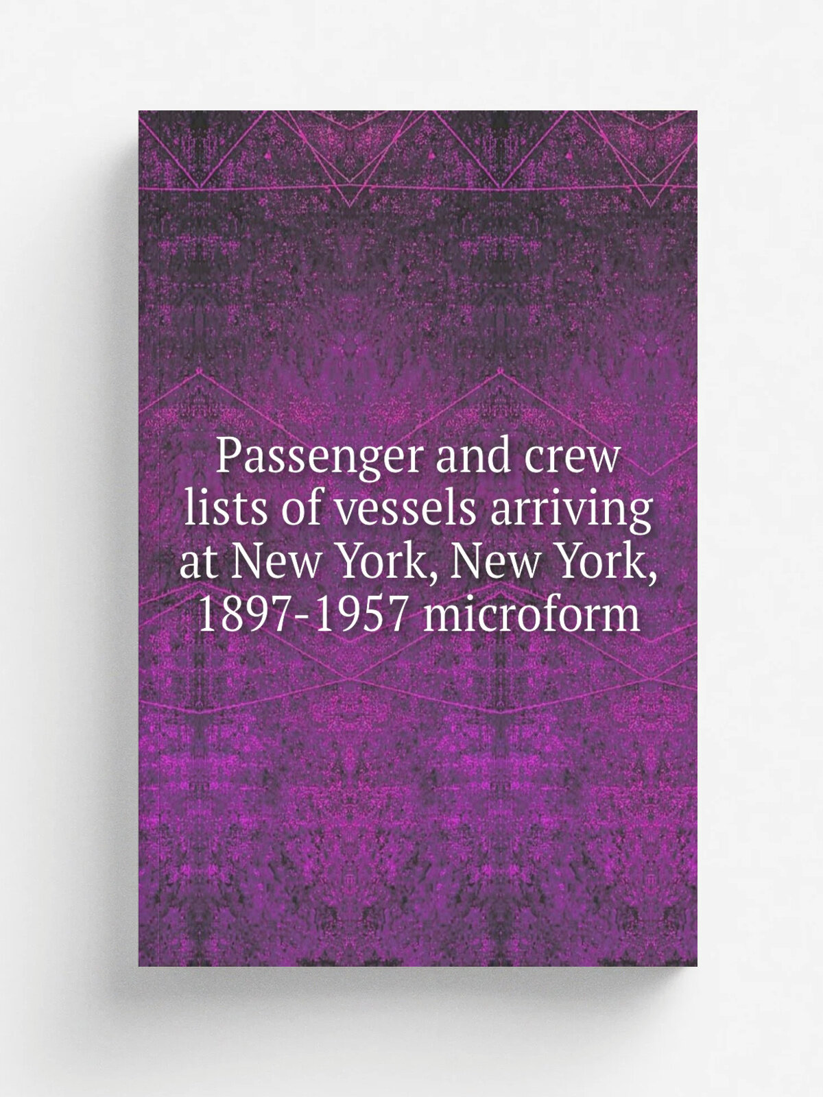 Passenger and crew lists of vessels arriving at New York, New York, 1897-1957 microform | 1941 | . Washington, D.C. : National Archives and Records Se…