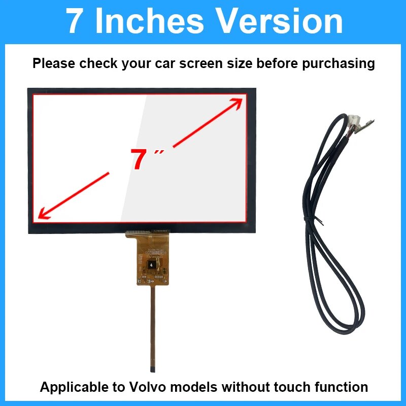 ZTUZAUTO сенсорная панель 7"/5.8" для Volvo 7 inches Touchpad