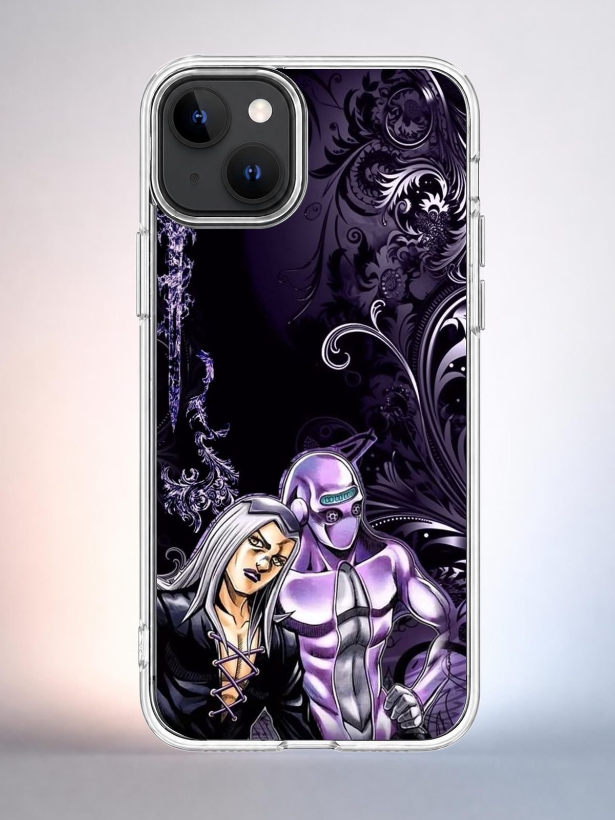 Чехол iphone 12 Киберпанк персонажи Y2K Indie Sleaze