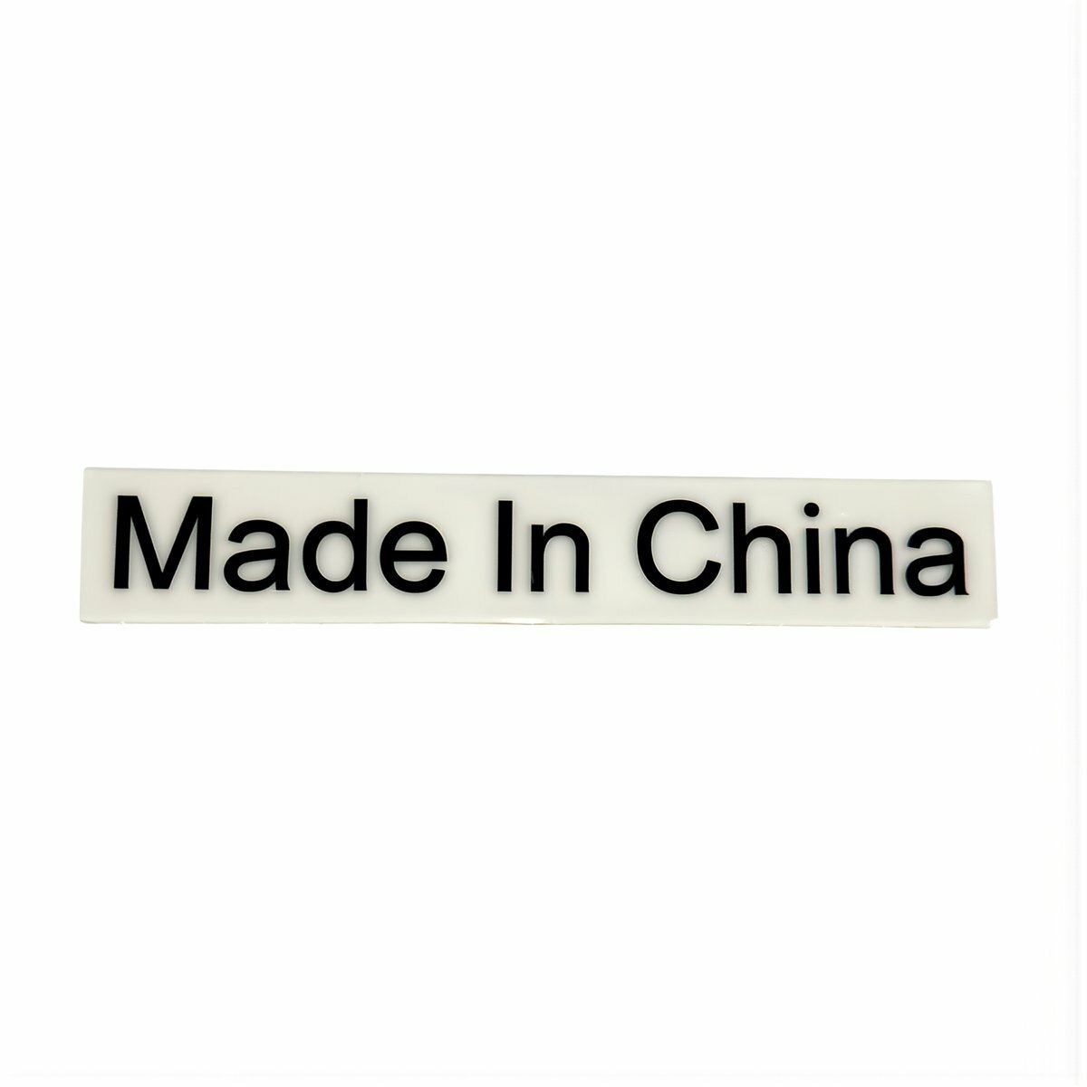 Практичная самоклеящаяся этикетка Made in China размер 30 на 5 мм для повседневного использования на бытовых и производственных изделиях большой набор, Прозрачный