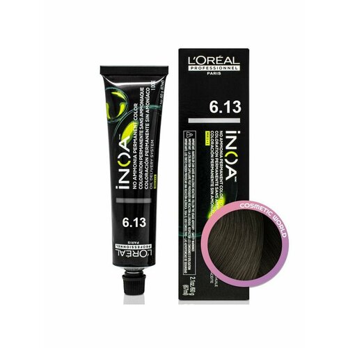 Loreal INOA 6.13 - Краска Иноа 60 мл l oreal professionnel inoa ods2 краска для волос без аммиака 8 22