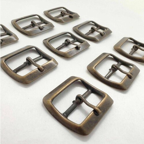 Пряжки Нева Партнер 25мм 20шт металл старая латунь 590₽
