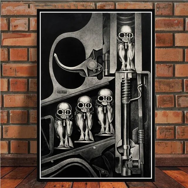 Настенная картина Bao Pavilion Hr Giger Li II, 7, 30x40cm