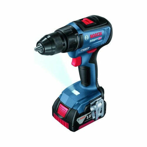 Аккумуляторная дрель-шуруповерт Bosch GSR 18V-50 PROFESSIONAL 18 В с 2 АКБ 2 Ач и ЗУ 06019H5000 38100₽