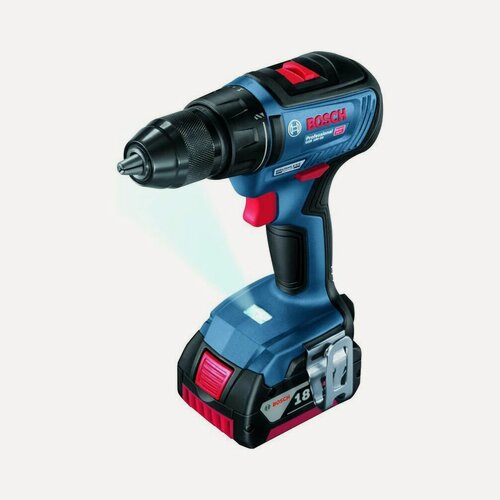 Изображение товара Аккумуляторная дрель-шуруповерт Bosch GSR 18V-50 PROFESSIONAL, 18 В, с 2 АКБ 2 Ач и ЗУ, 0.601.9H5.000