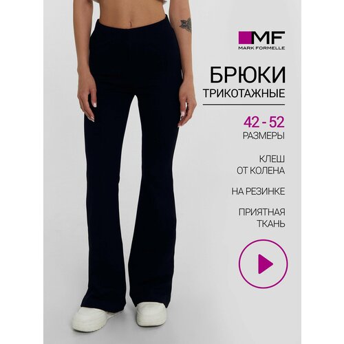 фото Брюки клеш mark formelle, размер 52/158-164, черный