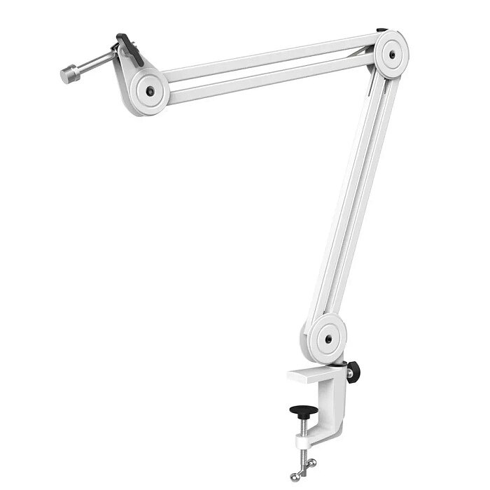 Микрофонная стойка / Пантограф для микрофона Fifine Boom Arm BM63 (White) — фото 1