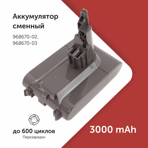 Аккумулятор для пылесоса Dyson V7 SV11 216 В 3000 мАч 4030₽