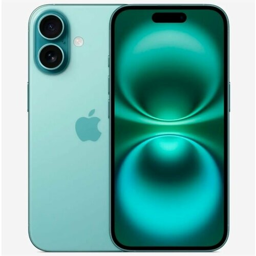 Смартфон Apple iPhone 16 Plus 128 GB 67 цвет Teal зеленый 109119₽