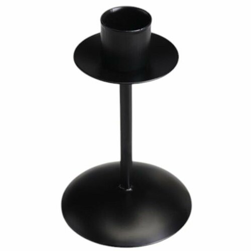 Подсвечник Боб металл на 1 свечу 74х12 см черный 894₽