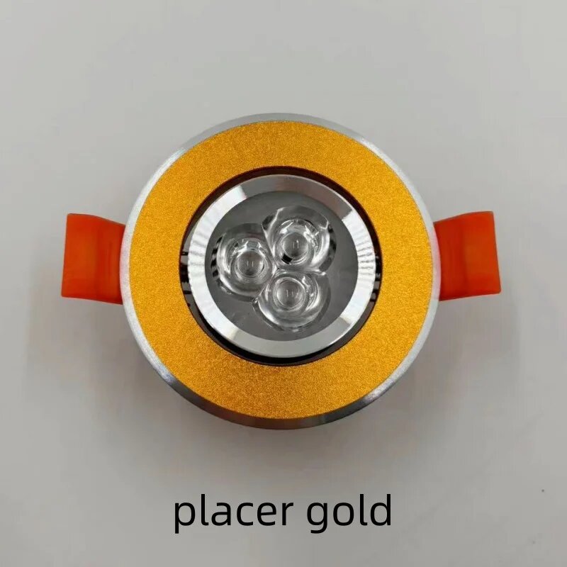 LED точечные светильники haohaoeshard, 6000K cold light, 3W, sand gold