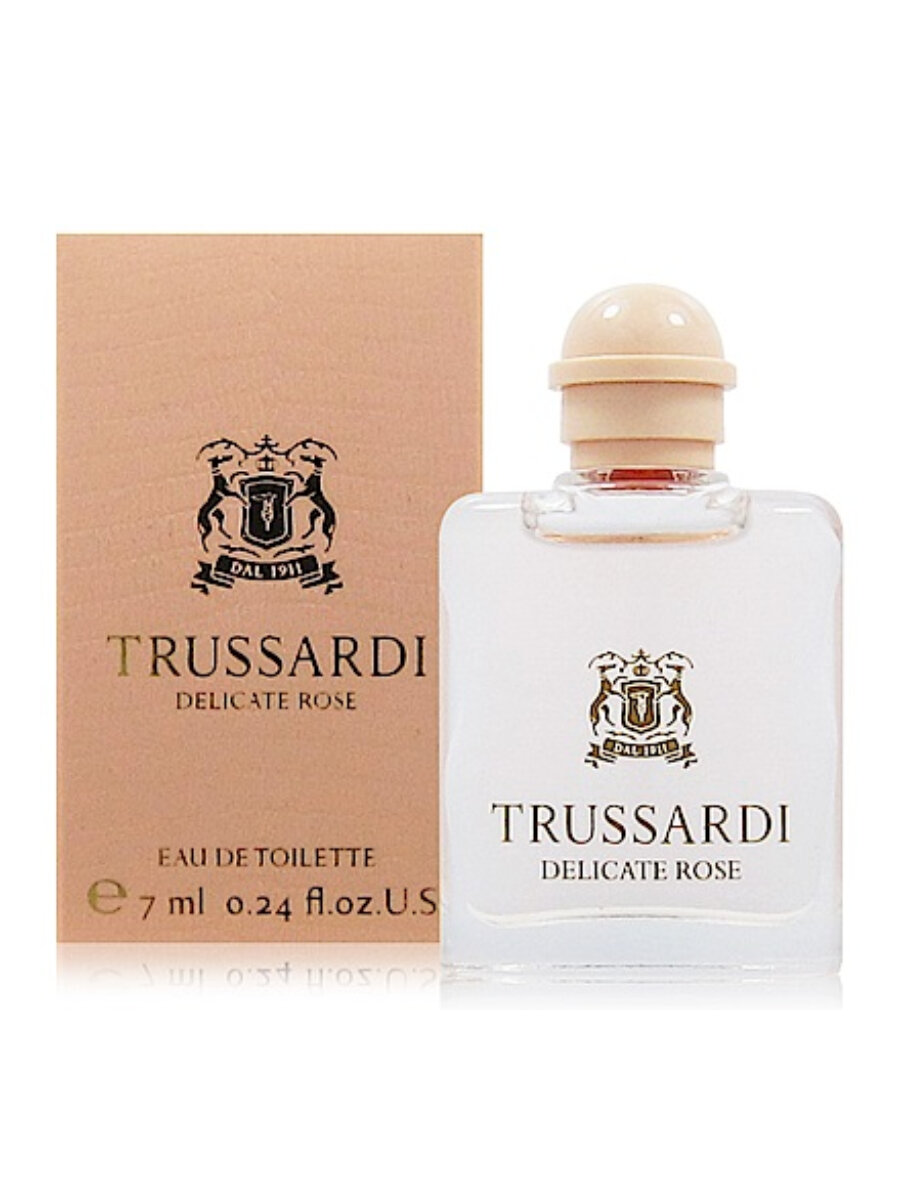 Туалетная вода женская миниатюра Trussardi Delicate Rose (edt) 7мл