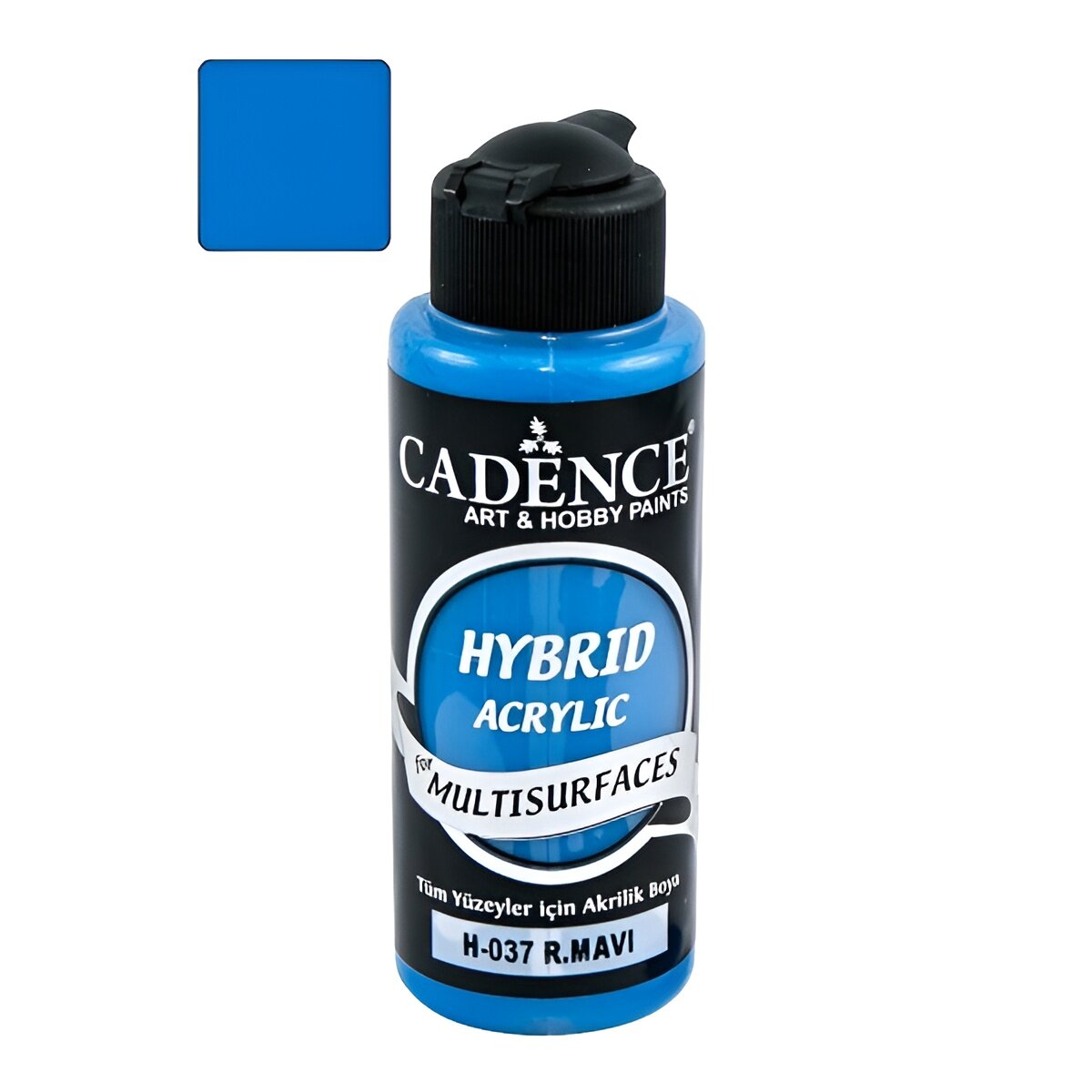Акриловая краска Cadence Hybrid Acrylic Paint, 120 ml. Royal Blue H-037
