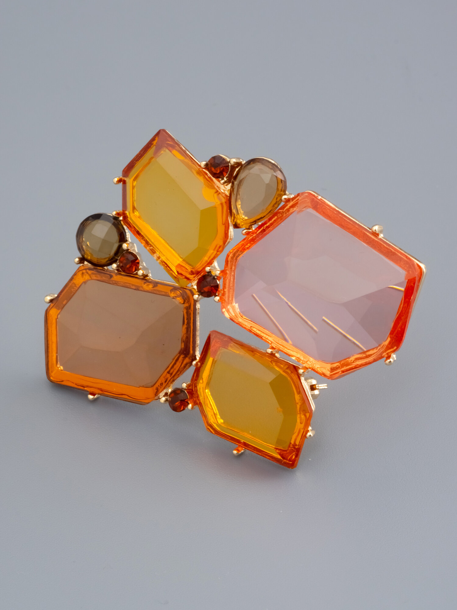 Брошь ЖемАрт, кристалл, 1 шт. — фото 1