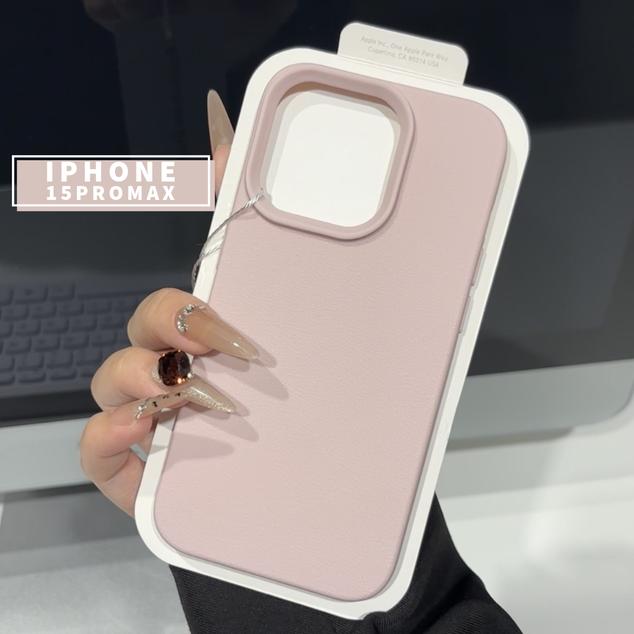 Чехол на айфон 15 про макс розовый удобный- Чехол iPhone 15 pro max розовый