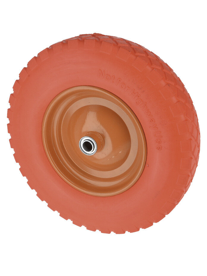 Колесо полиурет 4.80/4.00-8 подшип 20 мм длина оси 90 мм PalisaD 68977