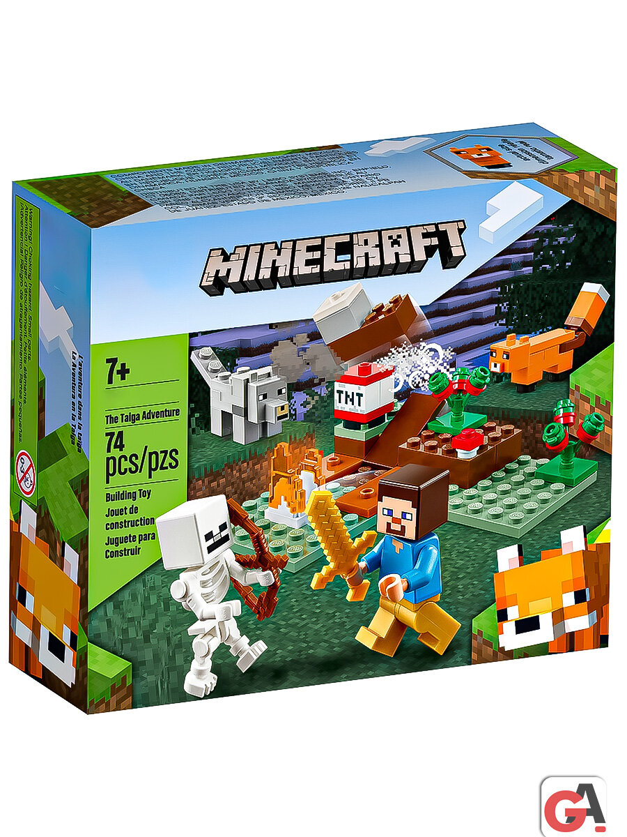 Конструктор Майнкрафт Приключения в тайге