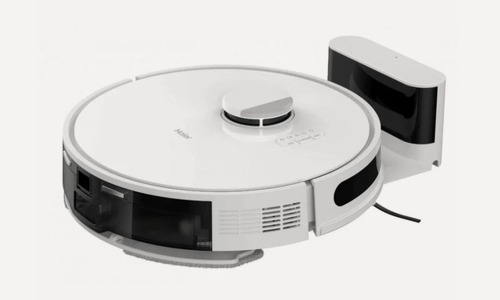 Изображение товара Робот-пылесос Haier HSR Care S3, для сухой и влажной уборки, белый (F55124E01RU)