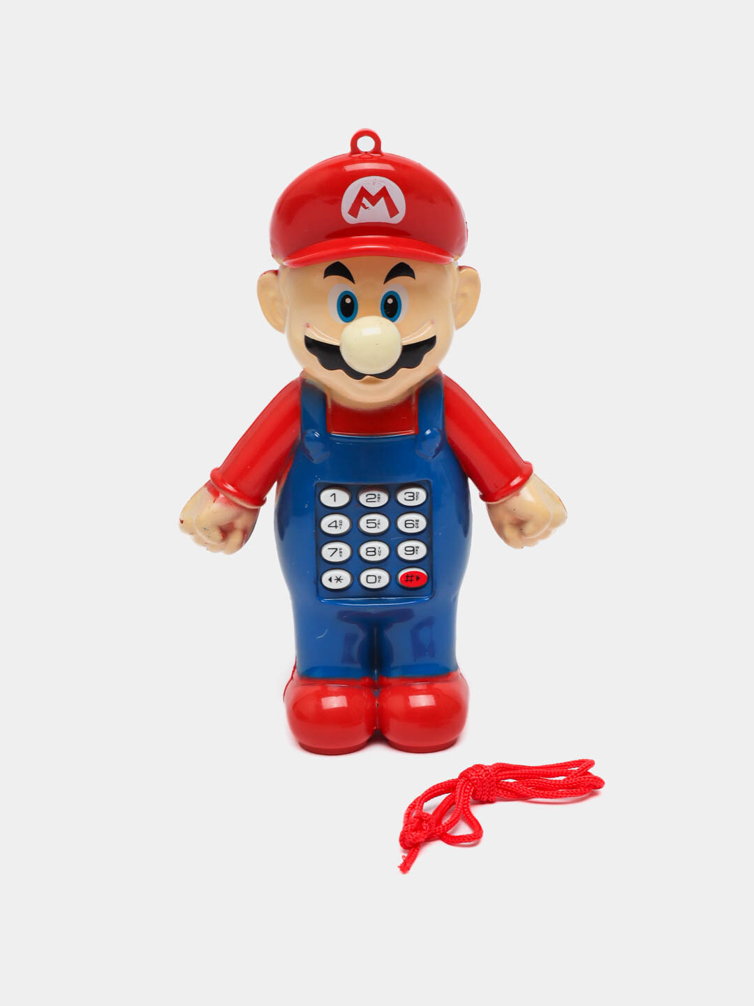 Телефон "Марио", музыкальный, обучающий, детский, без острых углов