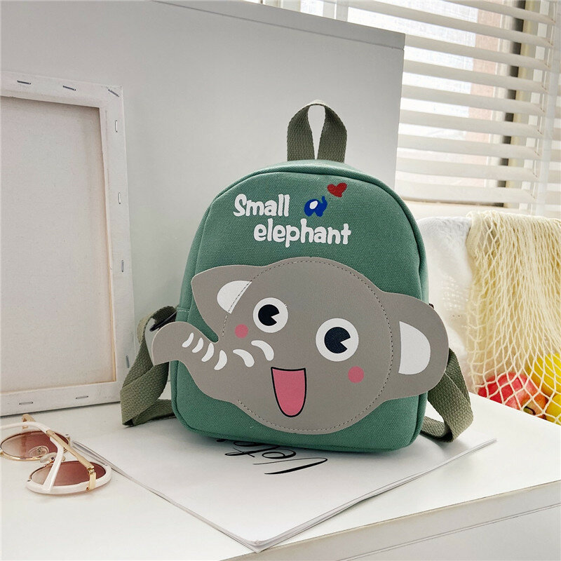 Детские рюкзаки для мальчиков 1-3-5 лет, холщовый рюкзак, милый рюкзак с мультяшным принтом для девочек, школьная сумка для детского сада.