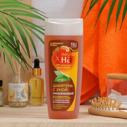 Шампунь для волос Хна Natural Эффект биоламинирования, омолаживающий, 270 мл
