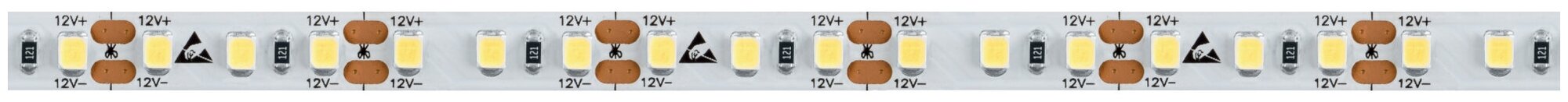 Лента светодиодная 2835 120 9,6Вт 12В теплый белый IP20 5м RT-A120-8mm 12V Warm3000 Arlight - фотография № 4