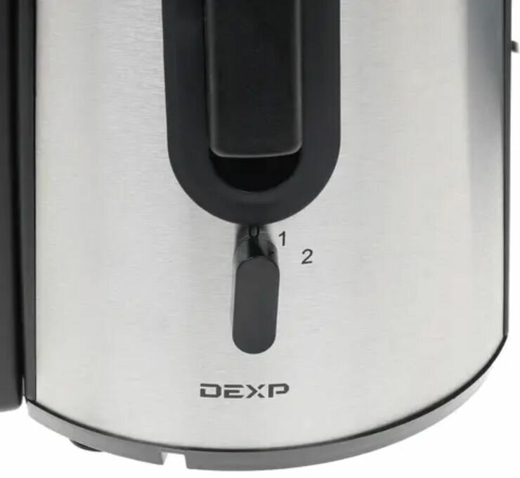 Центробежная соковыжималка DEXP JR-1000, черный/серебристый - фотография № 9