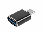 Переходник Type-C на USB 3.0 с поддержкой режима OTG для флешки, смартфона, ноутбука и зарядного устройства