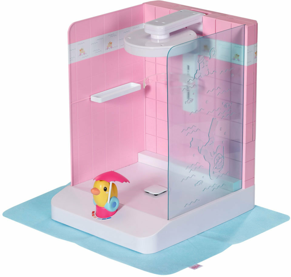 Мебель для кукол Беби Бон 830-604 душевая кабина / душ для пупсов Беби Борн Baby Born Zapf Creation / ванна для кукол
