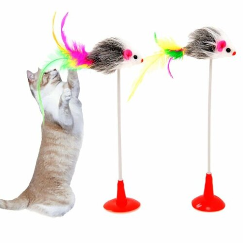 имитация птицы кошки игрушка перо птица с колокольчиком котенок палочка игрушка сменные головки смешной кот тизер Пластиковая игрушка на хлысте для кошек с колокольчиком