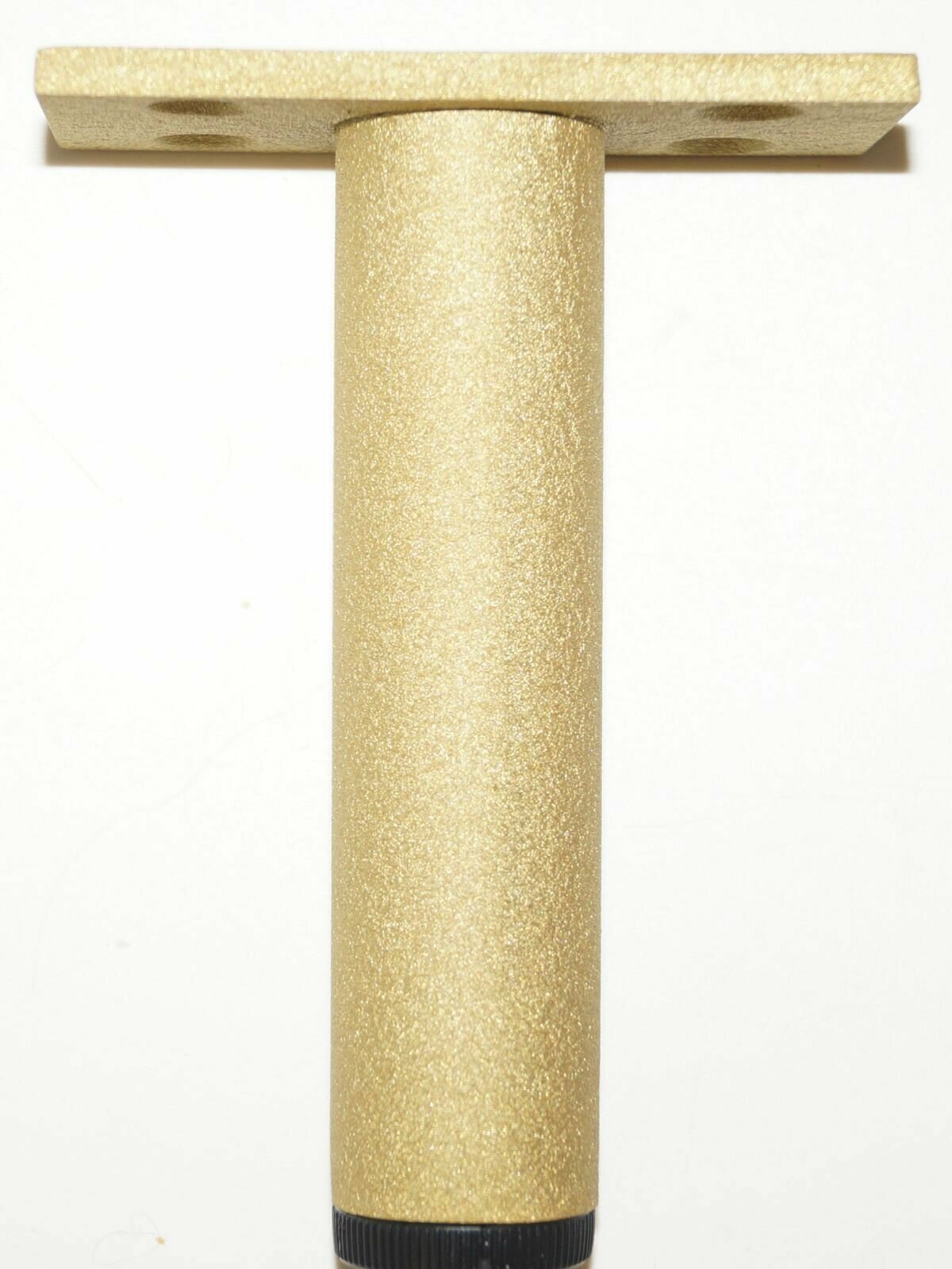 Опора (ножка) мебельная металлическая усиленная 122 мм золотая 4 штуки - фотография № 5