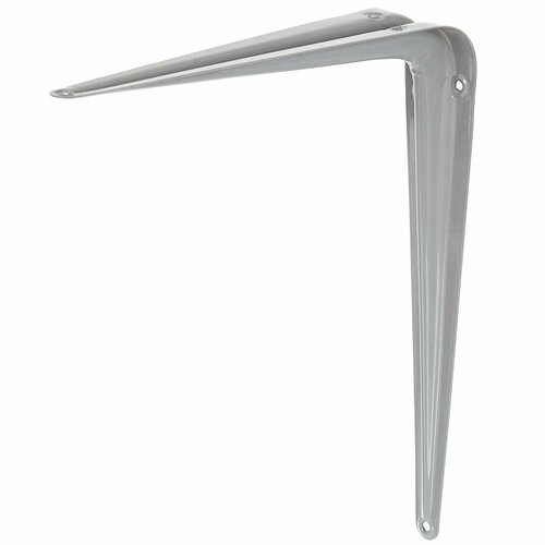 Кронштейн для полок 25x30 см 2шт полкодержатель, консоль, для стола, Серый