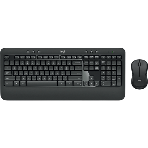 комплект клавиатура мышь logitech mk540 advanced графитовый английская русская Клавиатура и мышь Logitech MK540 ADVANCED Black USB