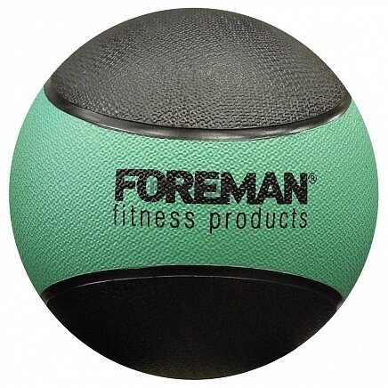 2380-3944 Haбивнoй мяч FOREMAN Medicine Ball, FM-RMB3 - вес 3 кг зеленый