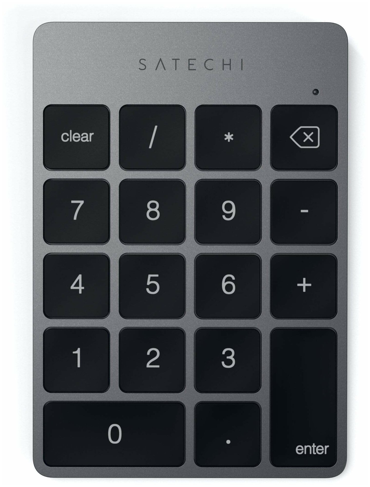 Беспроводная клавиатура Satechi Aluminum Slim Rechargeable Keypad space gray