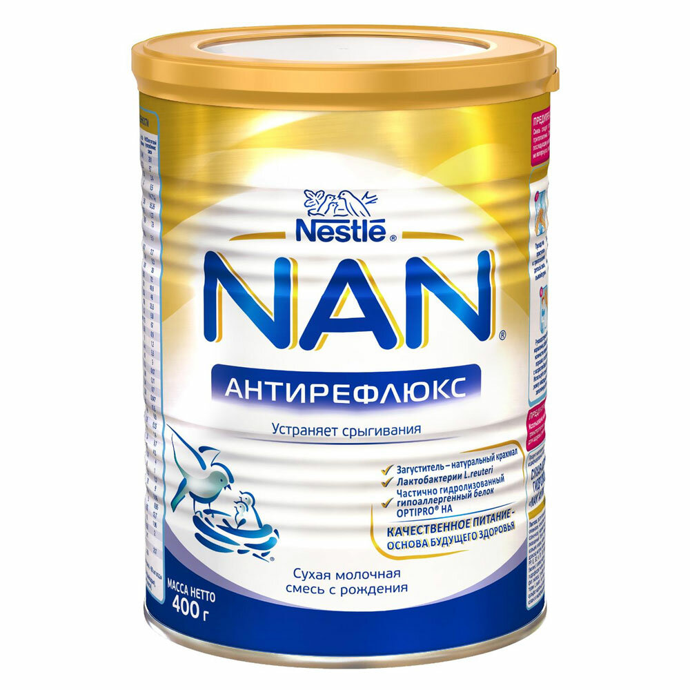 Смесь Nestle NAN молочная сухая AR (антирефлюкс) 400 г NAN (Nestle) - фото №19