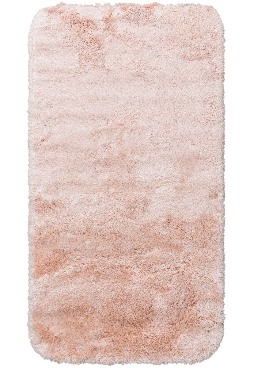 Коврик 57 на 100 см для ванной, длинноворсный, розовый Confetti Bath Miami 3522 Powder Pink